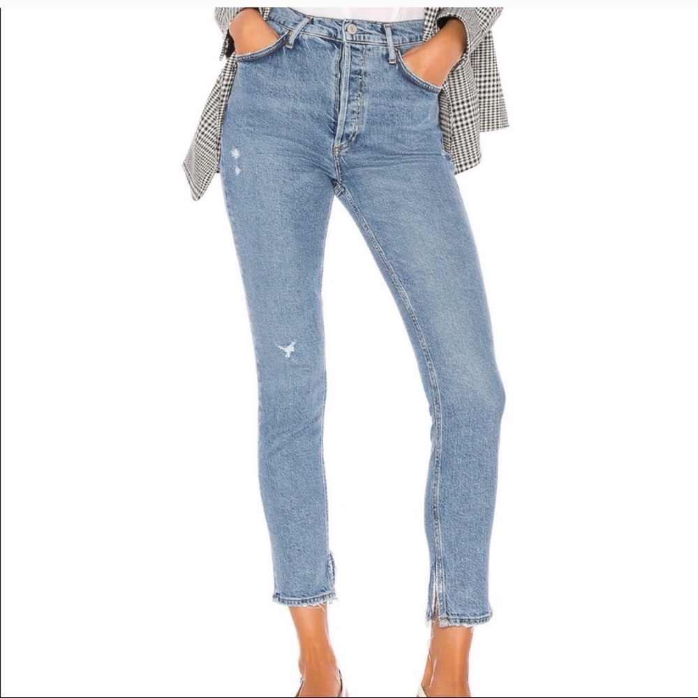 AGOLDE Nico High Rise Skinny Jeans
